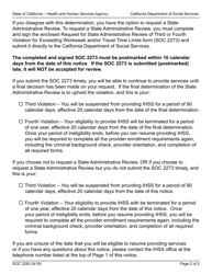 Form SOC2282 In-home Supportive Services Program Notice to Provider Upholding Third or Fourth Violation for Exceeding Workweek and/or Travel Time Limits - California, Page 2