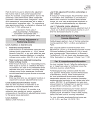 Form F-1065 Florida Partnership Information Return - Florida, Page 4
