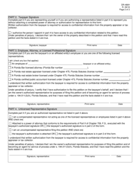 Form DR-486H Petition to the Value Adjustment Board for Abatement of Taxes - Florida, Page 2