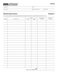 Form LB41MW Manufacturer&#039;s Minnesota Warehouse Report - Minnesota, Page 2