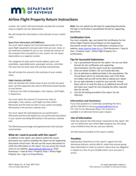 Instructions for Airline Flight Property Return - Minnesota, Page 2