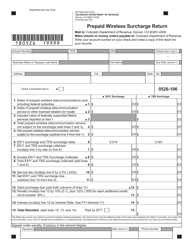 Form DR0526 Prepaid Wireless Surcharge Return - Colorado, Page 3