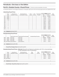 PS Form 3541 Postage Statement - Periodicals, Page 3