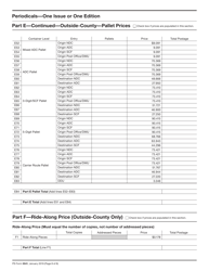 PS Form 3541 Postage Statement - Periodicals, Page 8