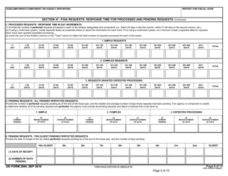 DD Form 2564 Annual Freedom of Information Act Report, Page 5