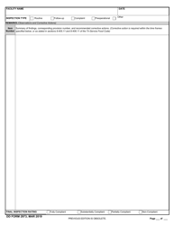 DD Form 2973 Food Operation Inspection Report, Page 4