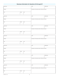 Form A-816 Wisconsin Nexus Questionnaire - Wisconsin, Page 6