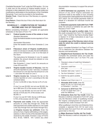 Instructions for Form 770 Virginia Fiduciary Income Tax Return - Virginia, Page 11