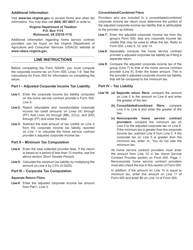 Form 500HS Home Service Contract Provider Minimum Tax Computation - Virginia, Page 4