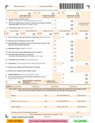 VT Form IN-111 Income Tax Return - Vermont, Page 2