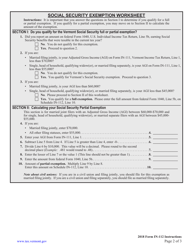 Instructions for Schedule IN-112 Vermont Tax Adjustments and Credits - Vermont, Page 2