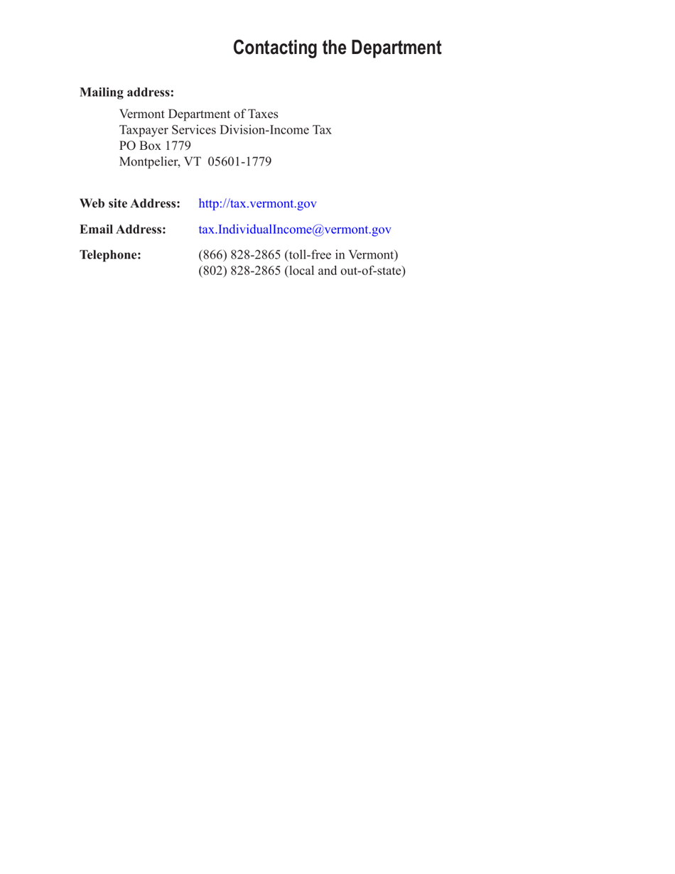 VT Form IN-114 Individual Income Estimated Tax Payment Voucher - Vermont, Page 2