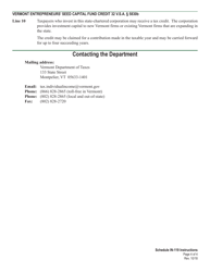 Instructions for Schedule IN-119 Vermont Tax Adjustments and Non-refundable Credits - Vermont, Page 4