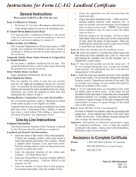 Document preview: Instructions for VT Form LC-142 Landlord Certificate - Vermont