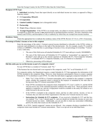 Instructions for Schedule K-1VT Shareholder, Partner, or Member Information - Vermont, Page 2