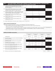 Form REV-1630F Underpayment of Estimated Tax by Fiduciaries - Pennsylvania, Page 2