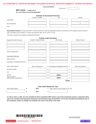 Form RCT-121A Gross Premiums Tax - Domestic Casualty, Fire or Life Insurance Companies - Pennsylvania, Page 3