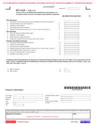 Form RCT-121B Gross Premiums Tax - Foreign Life or Foreign Title Insurance Companies - Pennsylvania, Page 2
