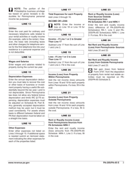 Form PA-20S (PA-65 E) Schedule E Rent and Royalty Income (Loss) - Pennsylvania, Page 5