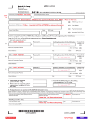 Document preview: Form PA-65 CORP Directory of Corporate Partners - Pennsylvania, 2018