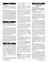 Form PA-20S (PA-65) Corporation/Partnership Information Return - Pennsylvania, Page 24