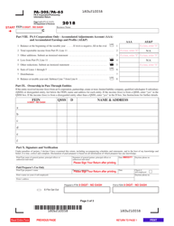 Form PA-20S (PA-65) Corporation/Partnership Information Return - Pennsylvania, Page 3