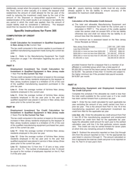 Form 305 Manufacturing Equipment and Employment Investment Tax Credit - New Jersey, Page 5