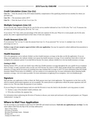 Instructions for Form NJ-1040-HW Property Tax Credit Application and Wounded Warrior Caregivers Credit Application - New Jersey, Page 3