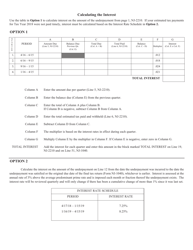 Form NJ-2210 Underpayment of Estimated Tax by Individuals, Estates or Trusts - New Jersey, Page 4