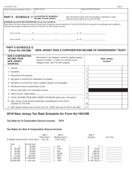 Form NJ-1041SB Fiduciary Return Electing Small Business Trust - New Jersey, Page 5