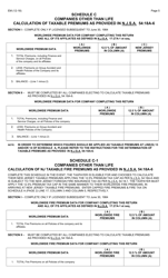 Form EM Foreign or Alien Companies Other Than Life Insurance Premium Tax Return - New Jersey, Page 5