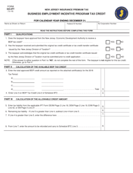 Form 324-IPT Business Employment Incentive Program Tax Credit - New Jersey
