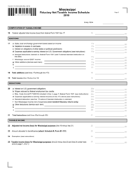 Form 81-110 Fiduciary Income Tax Return (For Estates and Trusts) - Mississippi, Page 2