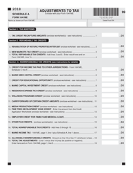 Document preview: Form 1041ME Schedule A Adjustments to Tax - Maine