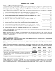 Instructions for Form R-210NRA Underpayment of Individual Income Tax Penalty - Louisiana, Page 2