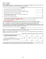 Instructions for Form R-210NR Underpayment of Individual Income - Louisiana, Page 3