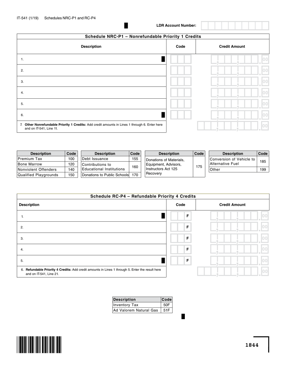 Form IT-541 Fiduciary Income Tax Return - Louisiana, Page 4