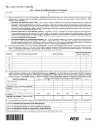 Form IT-540B Louisiana Nonresident and Part-Year Resident Income Tax Return - Louisiana, Page 7