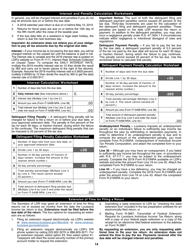 Instructions for Form IT-540B-NRA Louisiana Nonresident Professional Athlete Individual Income Tax Return - Louisiana, Page 14