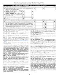 Instructions for Form IT-540B-NRA Louisiana Nonresident Professional Athlete Individual Income Tax Return - Louisiana, Page 3