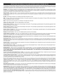 Instructions for Form R-6922 Louisiana Composite Partnership Return - Louisiana, Page 2