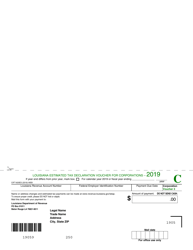 Form CIFT-620ES Louisiana Estimated Tax Declaration Voucher for Corporations - Louisiana, Page 3