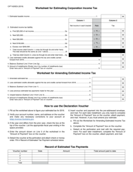 Instructions for Form CIFT-620ES Louisiana Estimated Tax Declaration Voucher for Corporations - Louisiana, Page 2