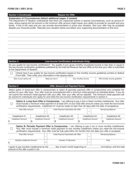 Form CM-1 Offer in Compromise - Hawaii, Page 2