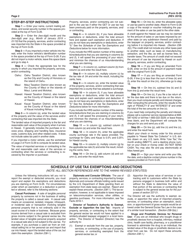 Instructions for Form G-26 Use Tax Return - Imports for Consumption - Hawaii, Page 2