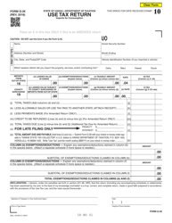 Document preview: Form G-26 Use Tax Return - Hawaii