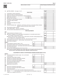 Form F-1 Franchise Tax Return - Banks, Other Financial Corporations, Andsmall Business Investment Companies - Hawaii, Page 2