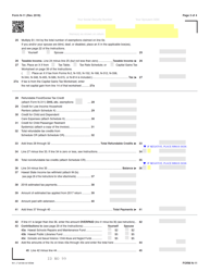 Form N-11 Individual Income Tax Return - Resident - Hawaii, Page 3