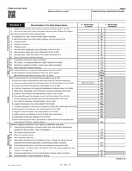 Form N-35 S Corporation Income Tax Return - Hawaii, Page 3