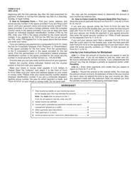 Form N-101A Individual Income Tax Extension Payment Voucher - Hawaii, Page 2
